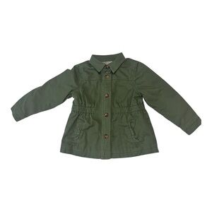 Simple Joys by Carter's | Toddler Girl Olive Twill Utility Jacket